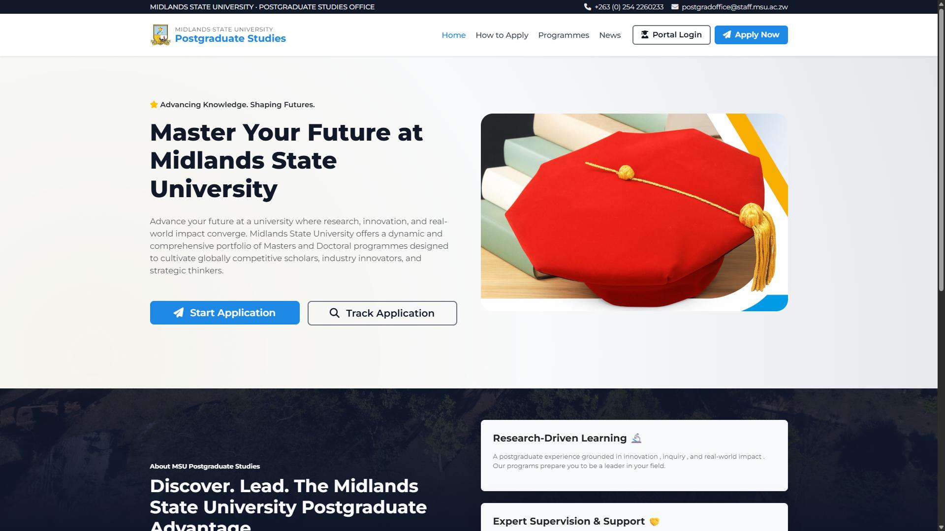 Postgraduate Studies Portal