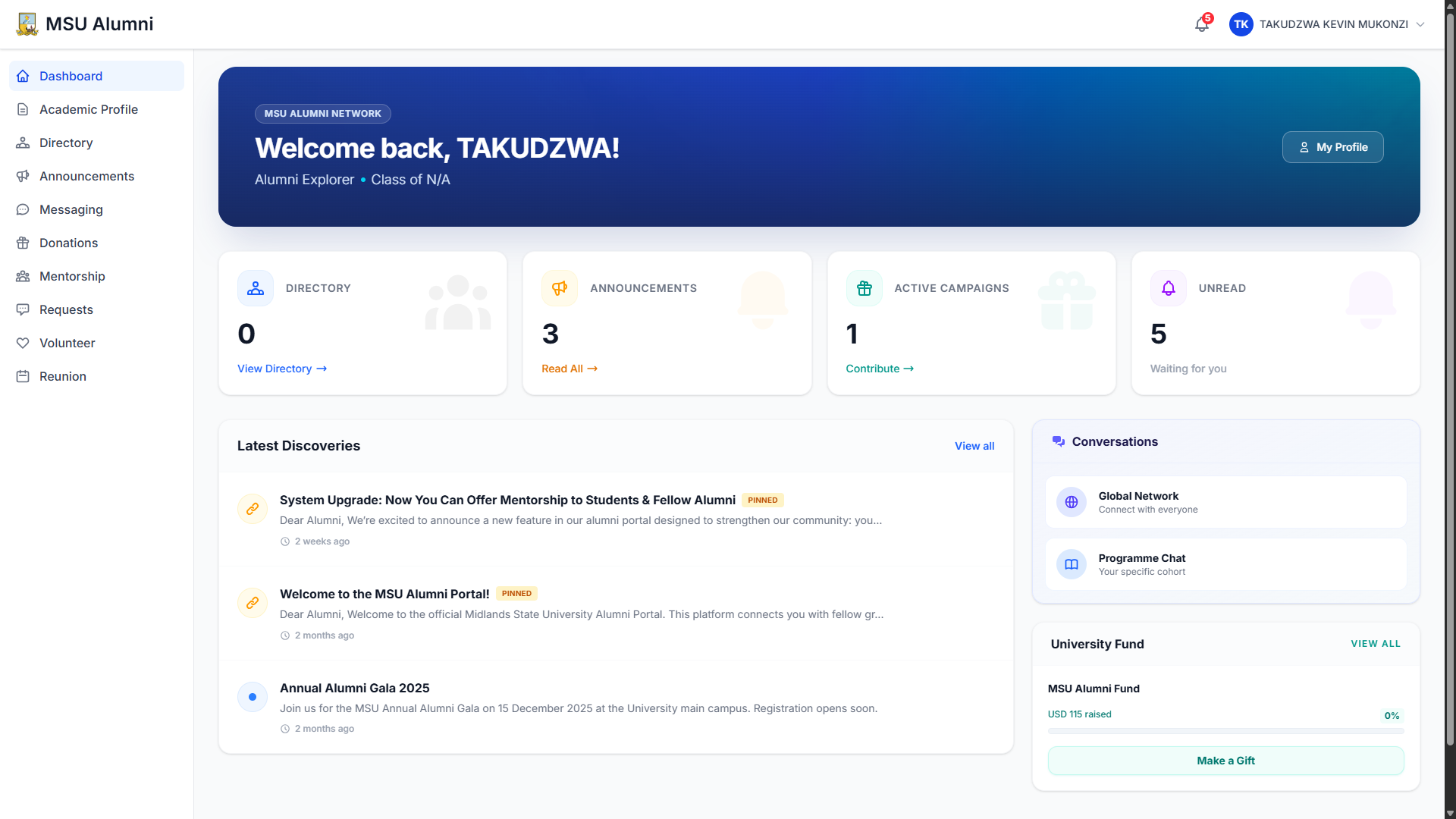 Alumni Portal
